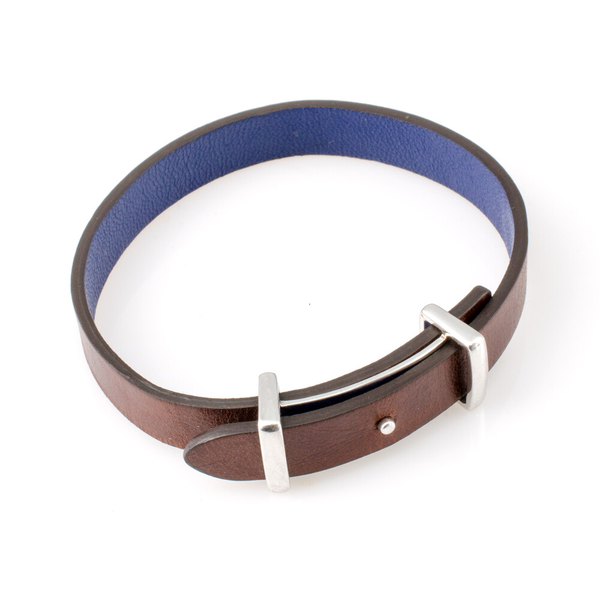 Male Brown Leather Bracelet Classic